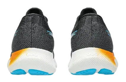 Chaussures running homme Asics GEL-SAIUN 2 Noir Bleu île Orange Blanc 6
