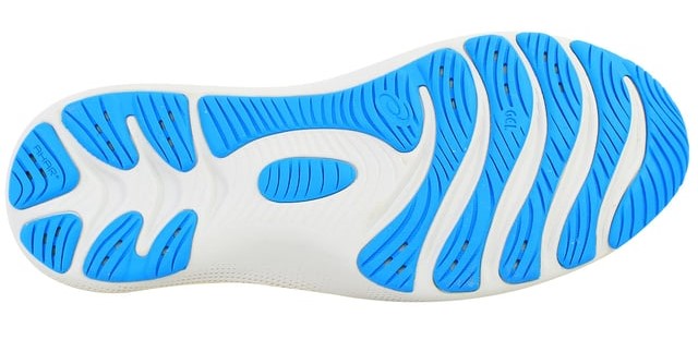 Chaussures running homme Asics GEL-SAIUN 2 Noir Bleu île Orange Blanc 5
