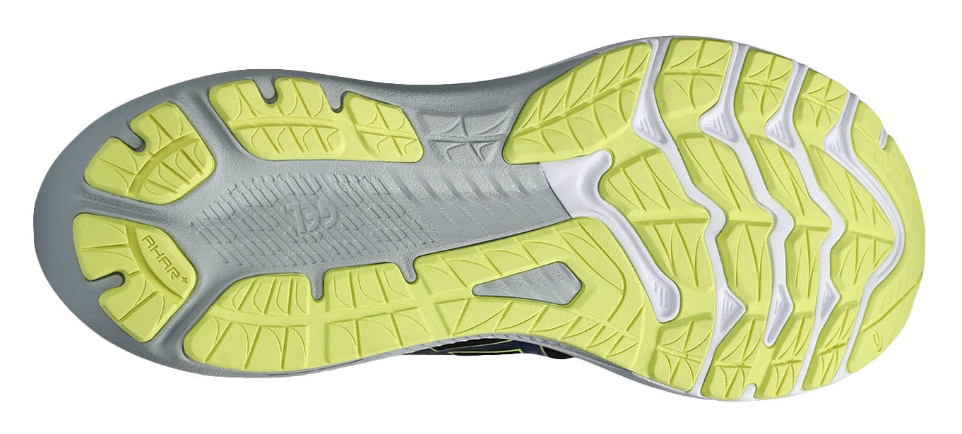 Chaussures running homme Asics GT-2000 11 Noir Blanc Gris clair Jaune luminescent 6