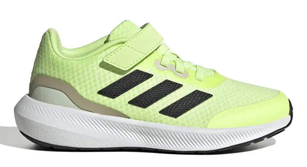 Chaussures running junior Adidas RUNFALCON 3.0 EL Vert clair Noir Gris clair