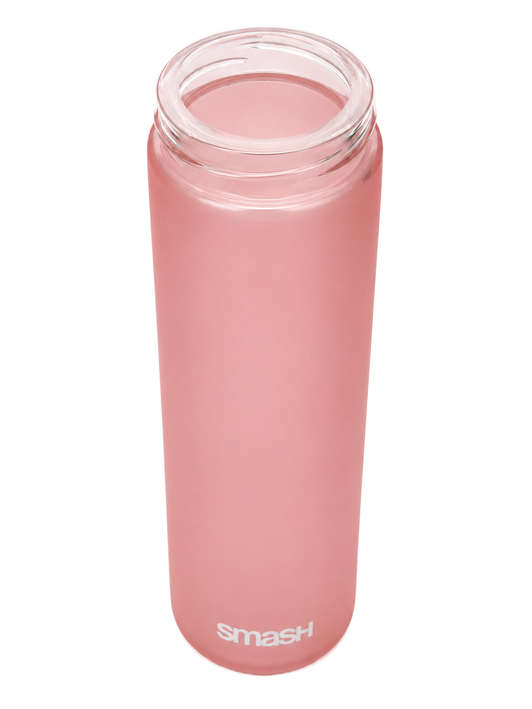 Gourde de sport en verre grande ouverture 600ml Smash Rose Bambou (3)