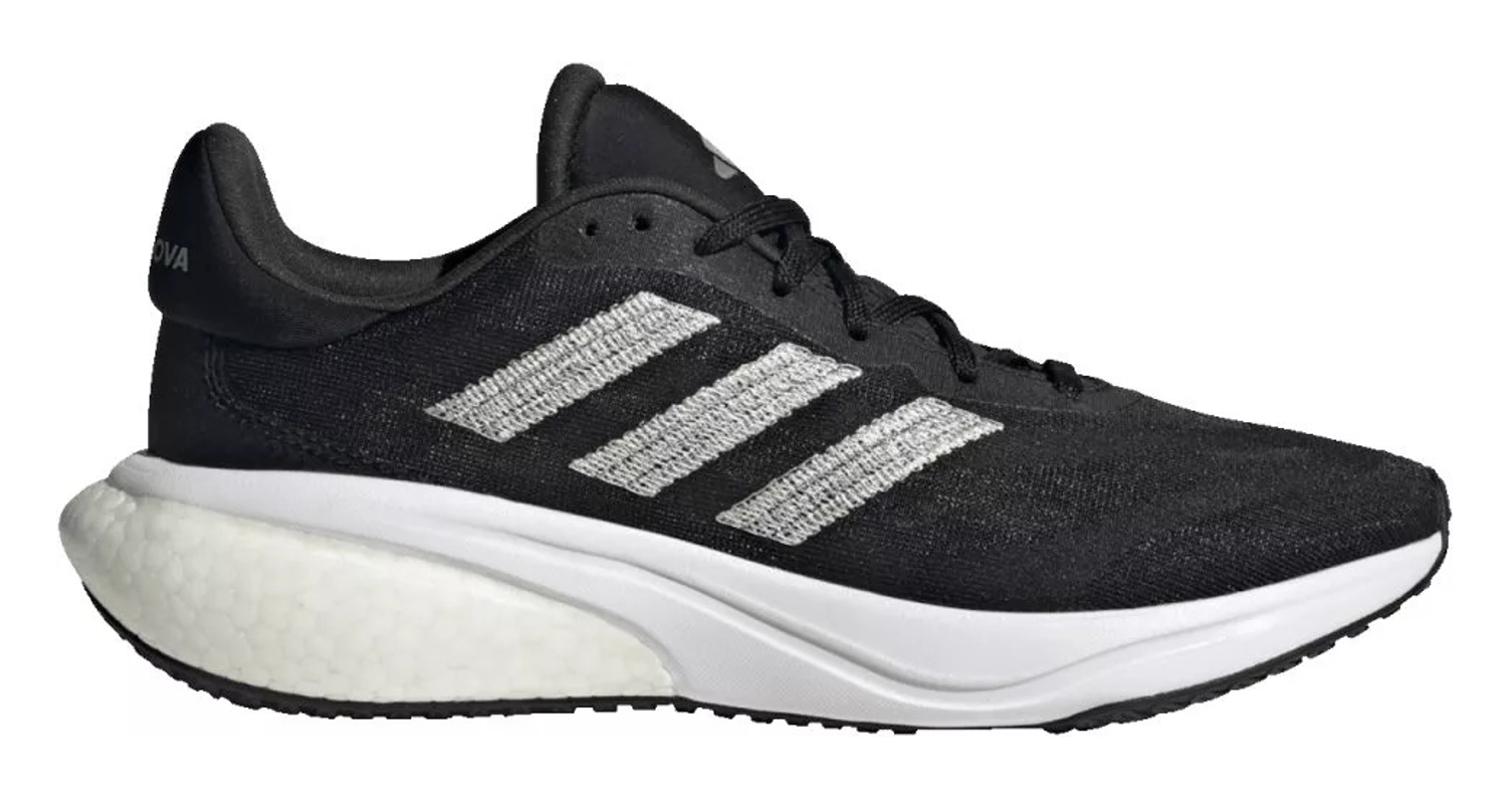 Chaussures running femme Adidas SUPERNOVA 3 Noir Argent clair Blanc