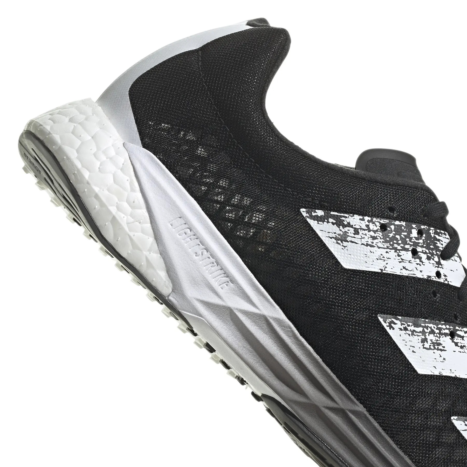 Chaussures running homme Adidas ADIZERO PRO Noir Blanc Gris foncé 10