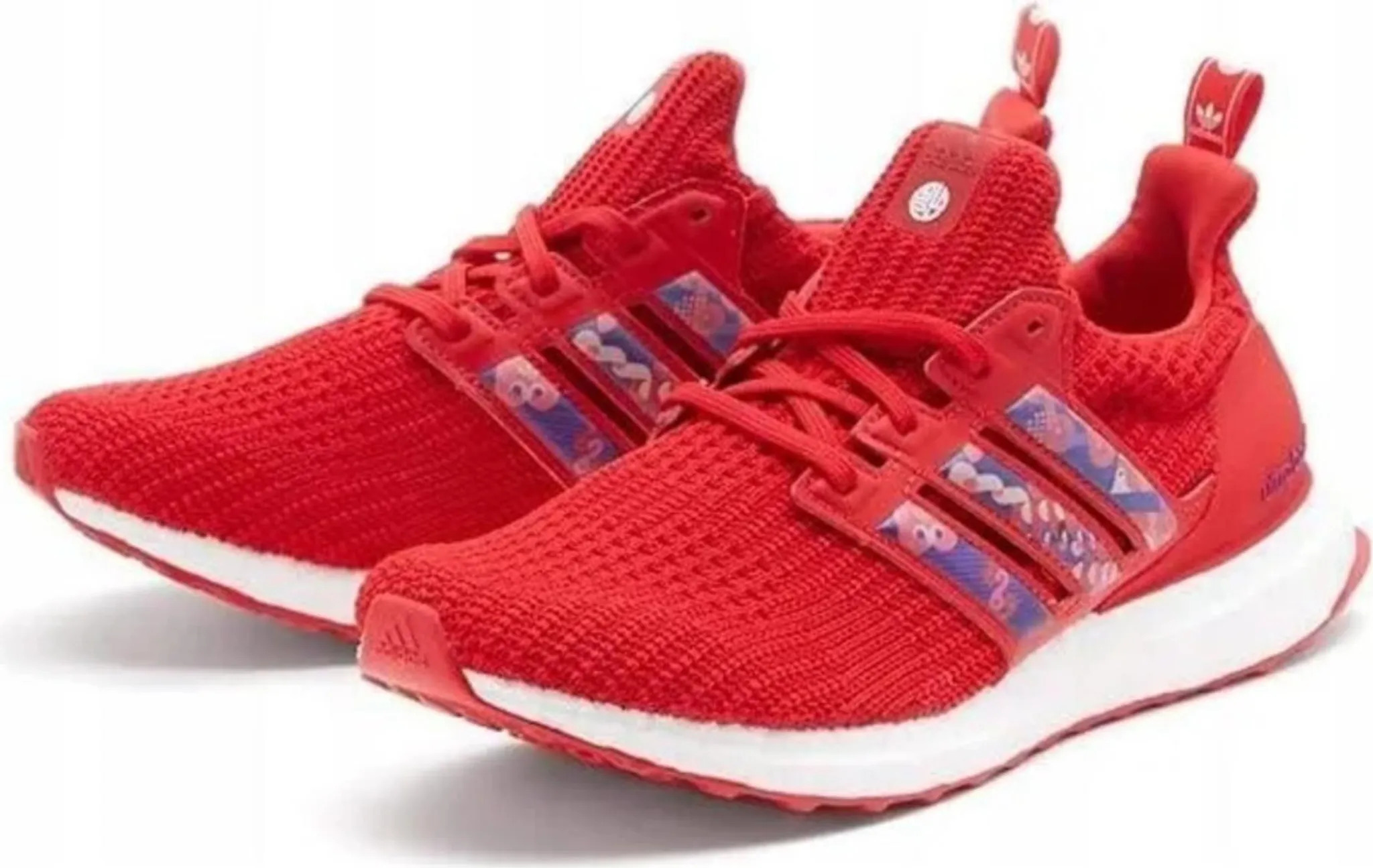 Chaussures running unisexe Adidas ULTRABOOST DNA Rouge Bleu violet Blanc 3