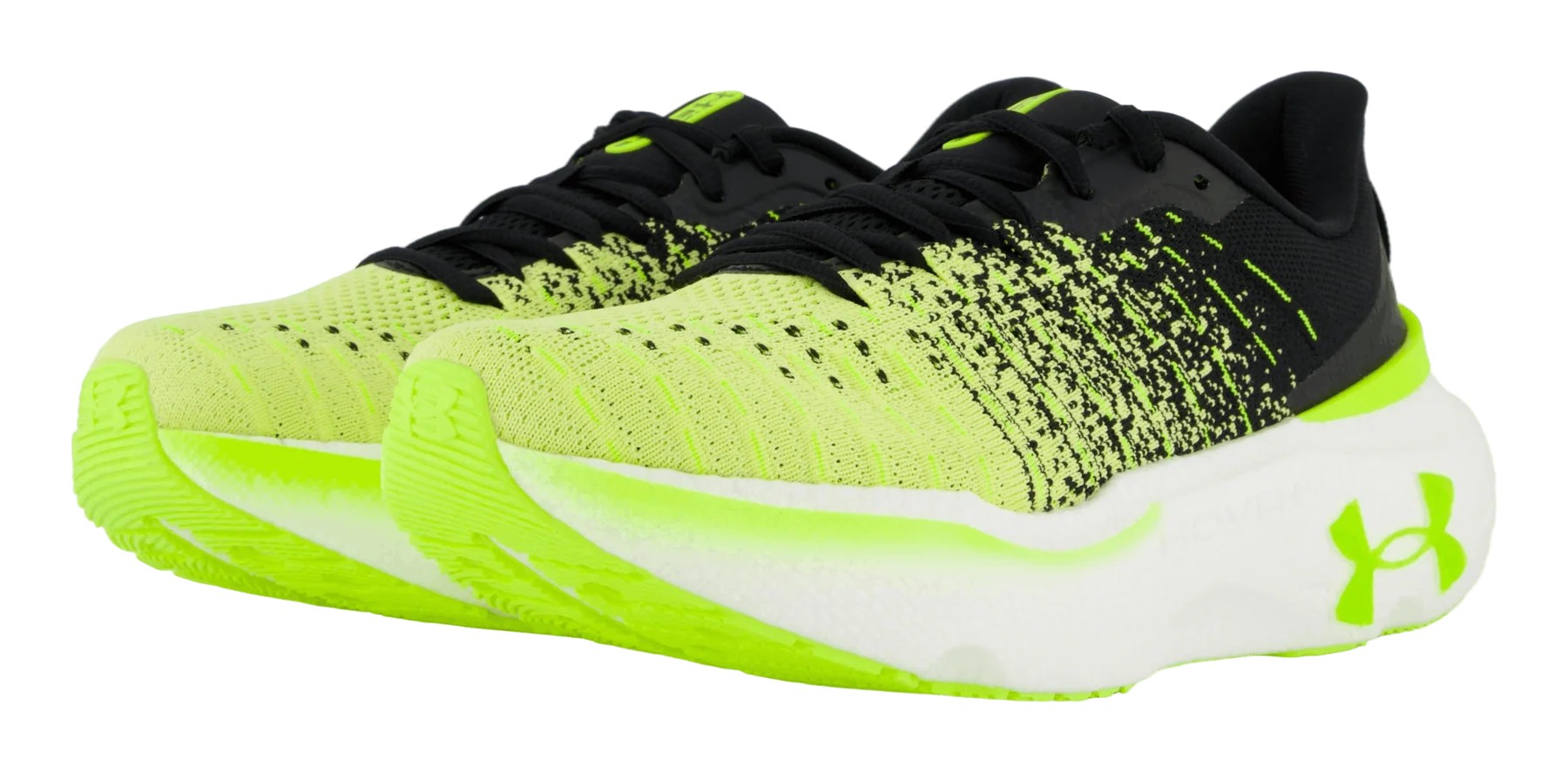 Chaussures running femme Under Armour UA W INFINITE ELITE Noir Jaune Jaune fluo Blanc (5)