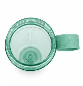 Shaker gradué avec repères d’hydratation 850ml Smash Vert menthe Noir (5)