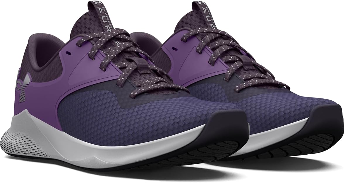 Chaussures running femme Under Armour UA W CHARGED AURORA 2 Violet Violet foncé  Gris clair (5)