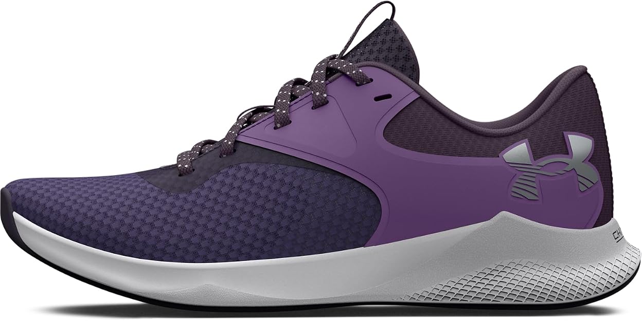 Chaussures running femme Under Armour UA W CHARGED AURORA 2 Violet Violet foncé  Gris clair (2)