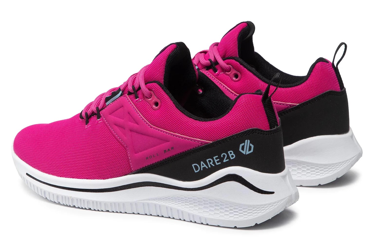Chaussures running femme DARE2B PLIO Rose vif Noir Blanc 2
