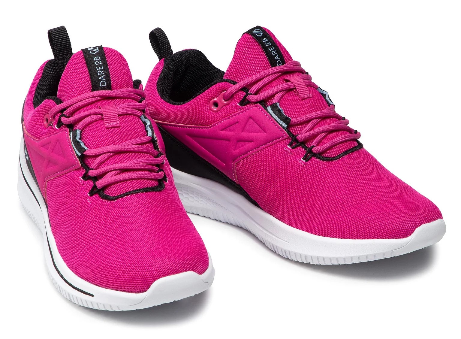 Chaussures running femme DARE2B PLIO Rose vif Noir Blanc 5