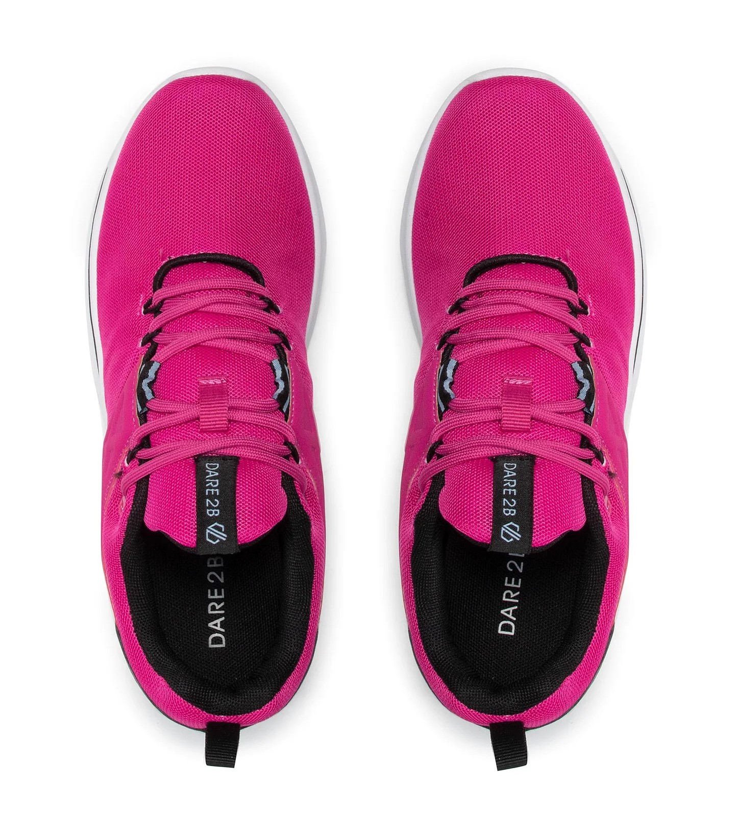 Chaussures running femme DARE2B PLIO Rose vif Noir Blanc 6