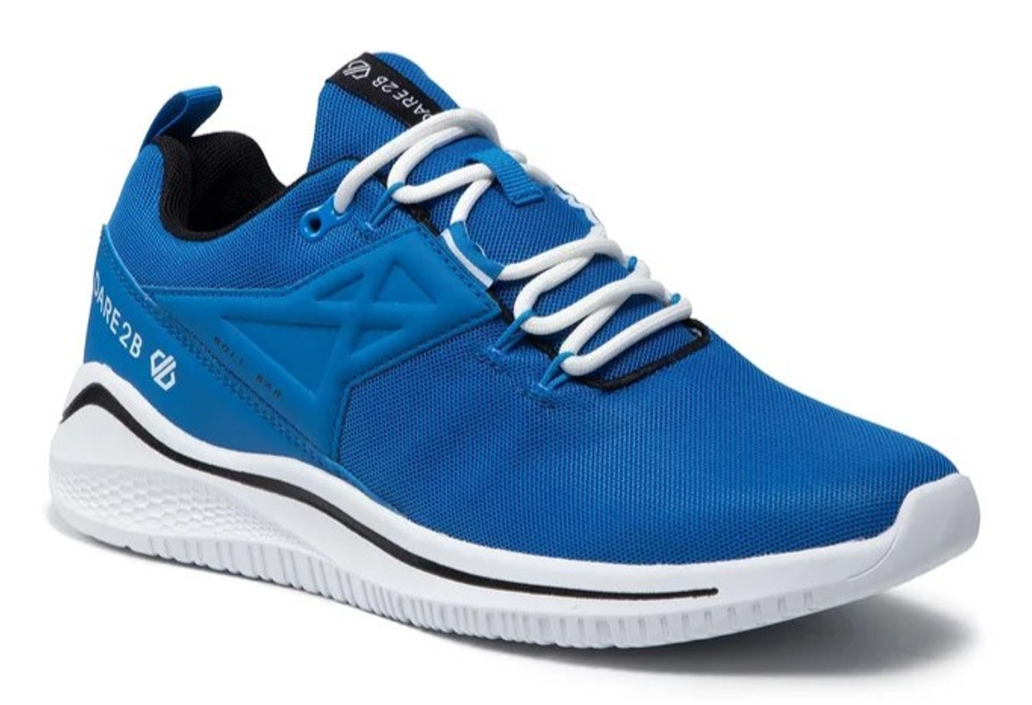 Chaussures running homme DARE2B PLIO Bleu azur Blanc Noir
