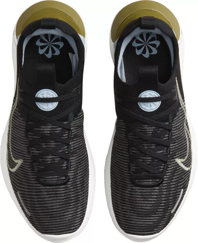 Chaussures running femme Nike W NIKE FREE RN FK NEXT NATURE Noir Gris fer Jaune doux Blanc 4