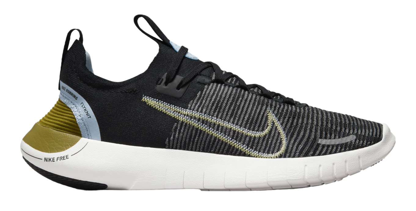 Chaussures running femme Nike W NIKE FREE RN FK NEXT NATURE Noir Gris fer Jaune doux Blanc 1