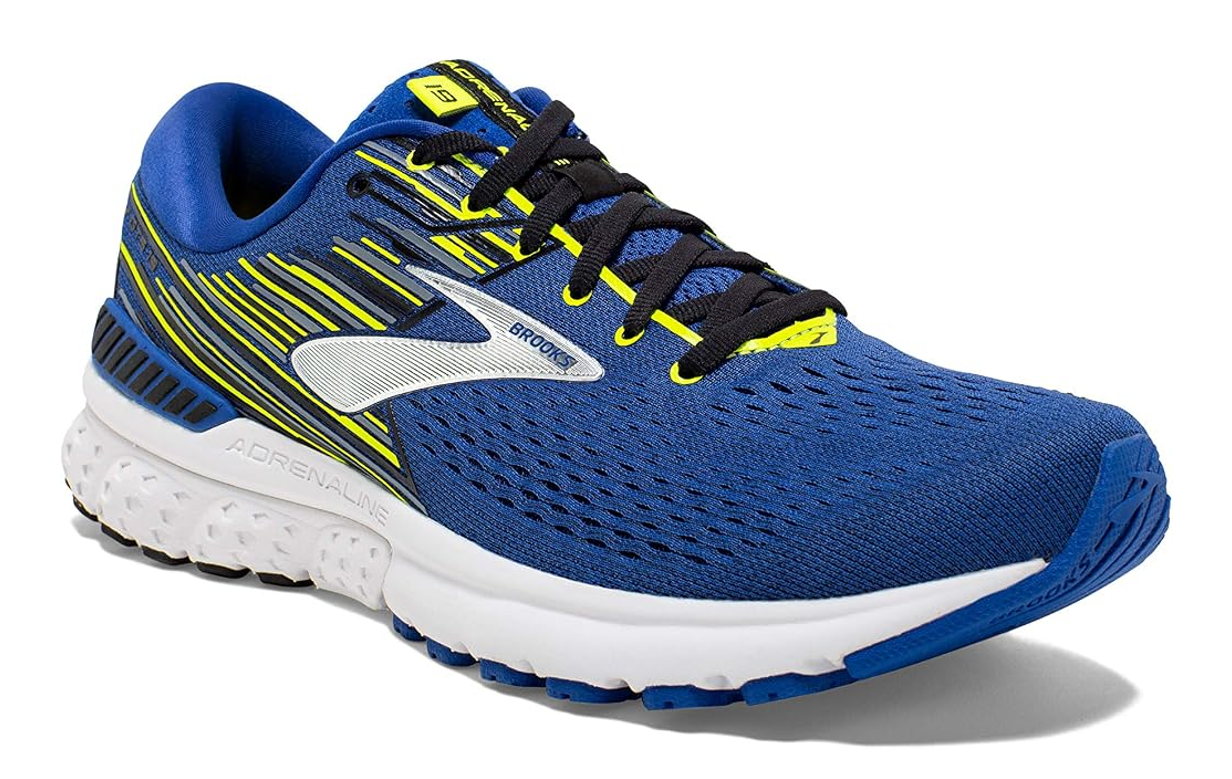 Chaussures running homme Brooks BROOKS ADRENALINE GTS 19 Bleu nocturne Noir Jaune Blanc 1