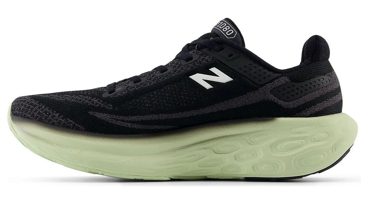 Chaussures running homme New Balance Fresh Foam X 1080 Speed Noir Gris foncé Olive 2