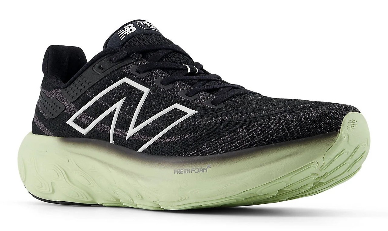 Chaussures running homme New Balance Fresh Foam X 1080 Speed Noir Gris foncé Olive 3