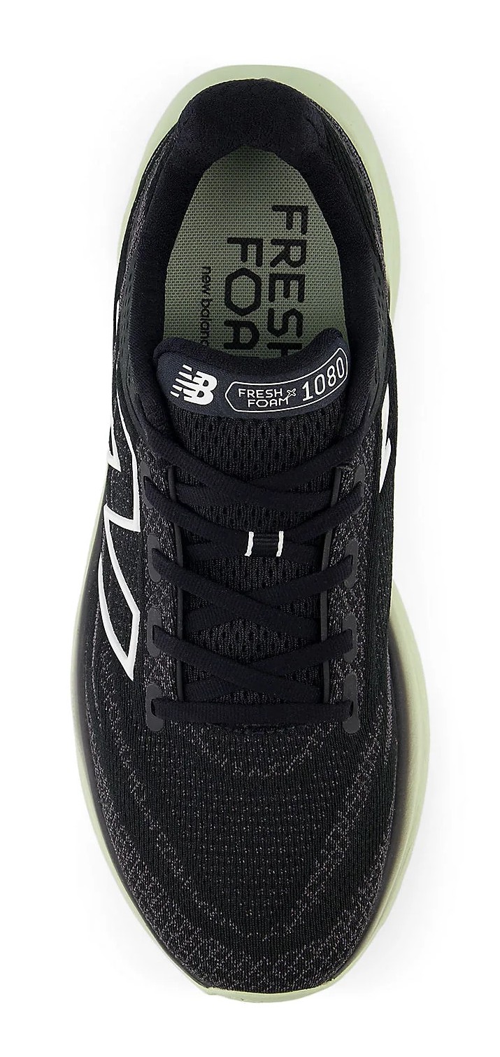 Chaussures running homme New Balance Fresh Foam X 1080 Speed Noir Gris foncé Olive 4