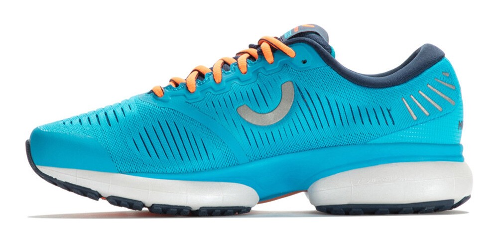 Chaussures running homme True Motion U-TECH NEVOS Turquoise Orange Gris clair 3