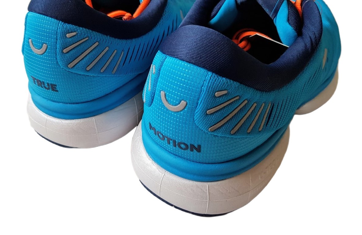 Chaussures running homme True Motion U-TECH NEVOS Turquoise Orange Gris clair 7