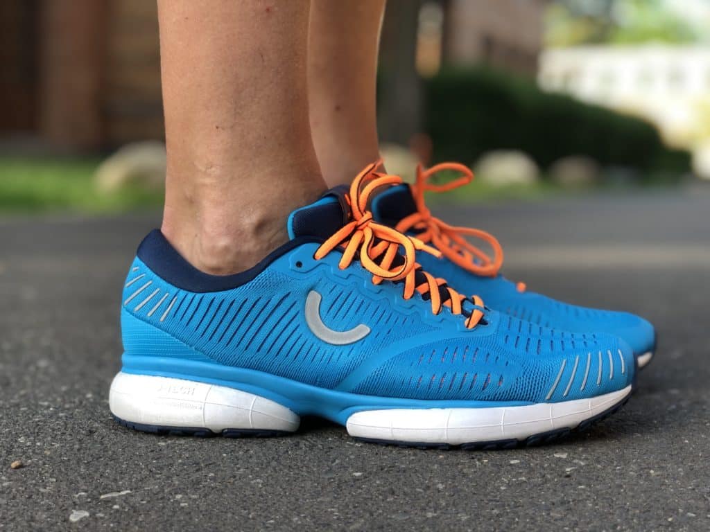 Chaussures running homme True Motion U-TECH NEVOS Turquoise Orange Gris clair 8