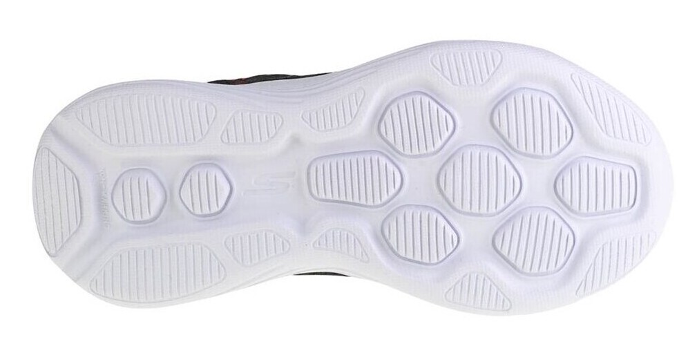Chaussures running junior Skechers GO RUN 400 V2 - OMEGA Noir Blanc Rouge Gris brillant 5