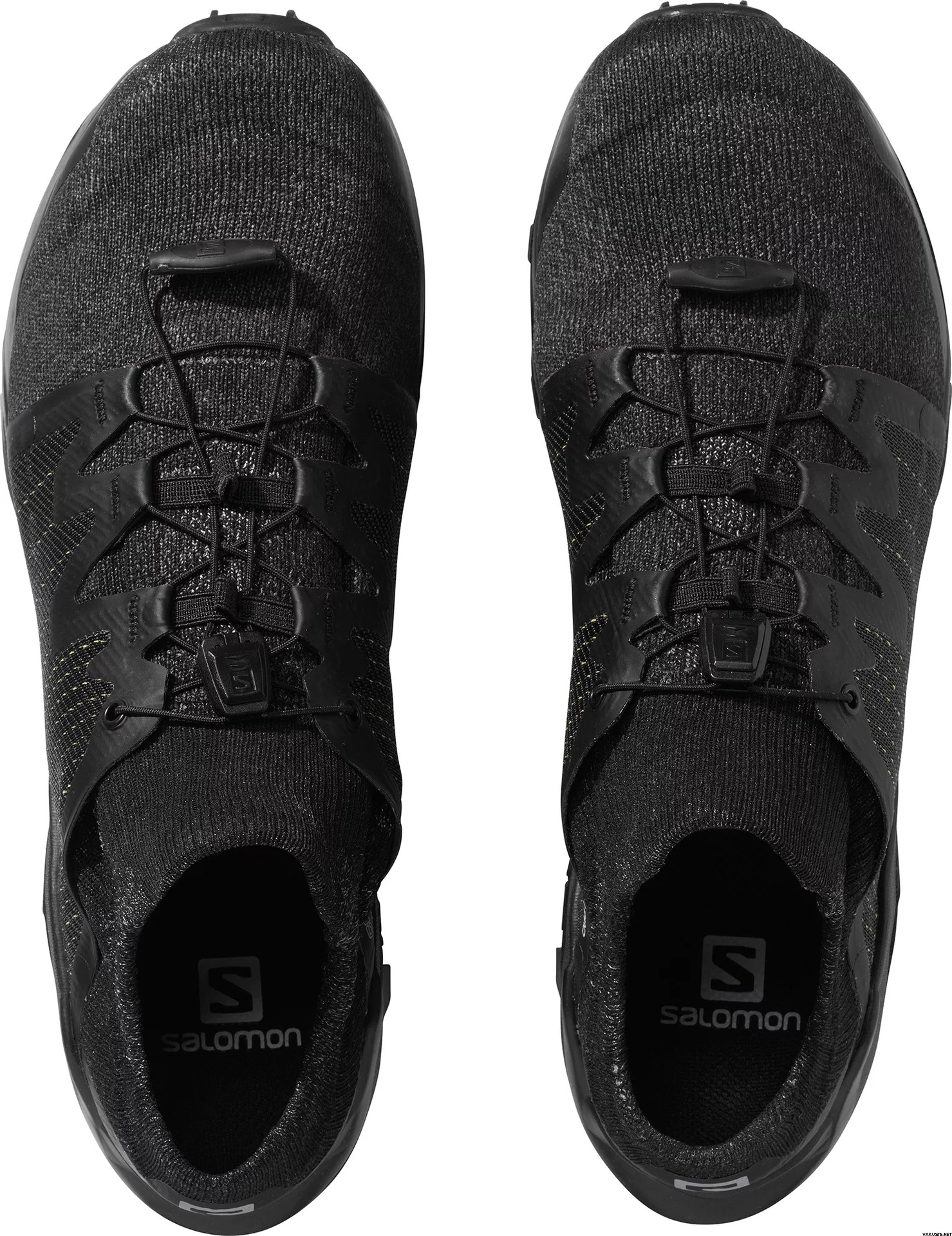 Chaussures trail femme Salomon CROSS PRO Noir Blanc Rouge 3