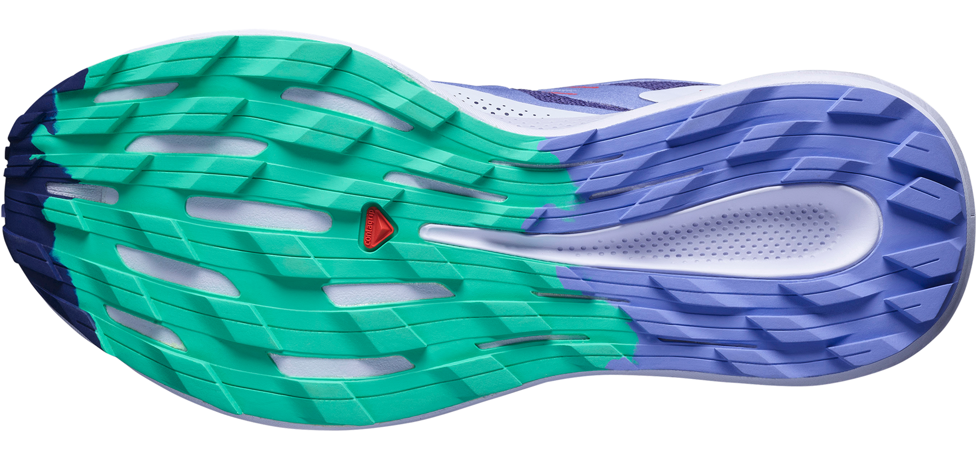 Chaussures trail femme Salomon PULSAR TRAIL GTX Violet clair Bleu lavande Rouge 6