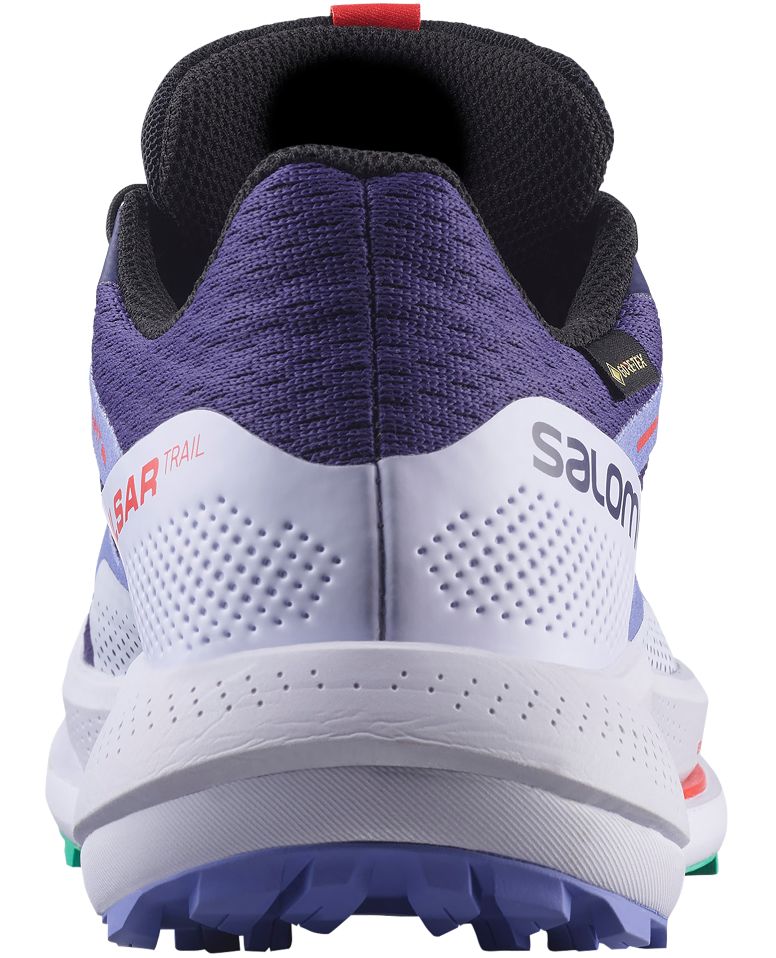 Chaussures trail femme Salomon PULSAR TRAIL GTX Violet clair Bleu lavande Rouge 4