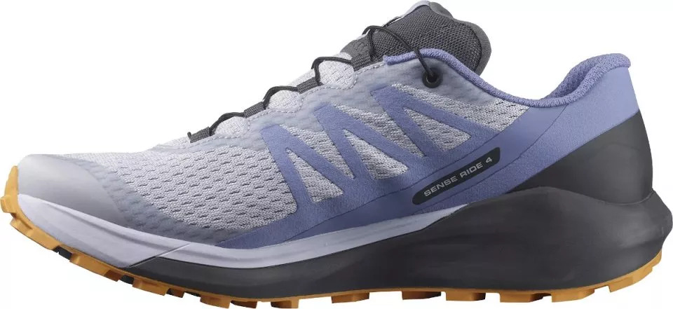 Chaussures trail femme Salomon SENSE RIDE 4 Violet Gris anthracite Orange 6