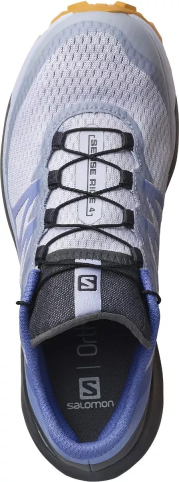 Chaussures trail femme Salomon SENSE RIDE 4 Violet Gris anthracite Orange 7