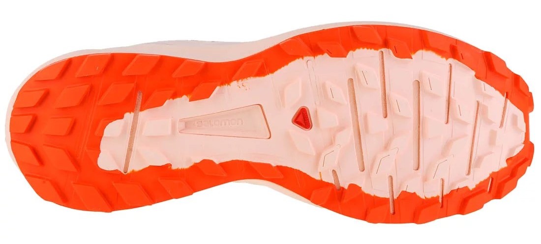 Chaussures trail femme Salomon SENSE RIDE 4 Beige Rose saumon Orange 3