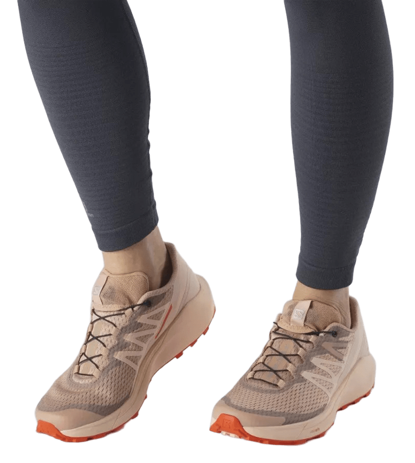 Chaussures trail femme Salomon SENSE RIDE 4 Beige Rose saumon Orange 2