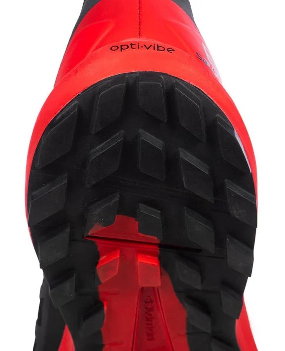 Chaussures trail homme Salomon SENSE RIDE 4 Noir Rouge Blanc 11