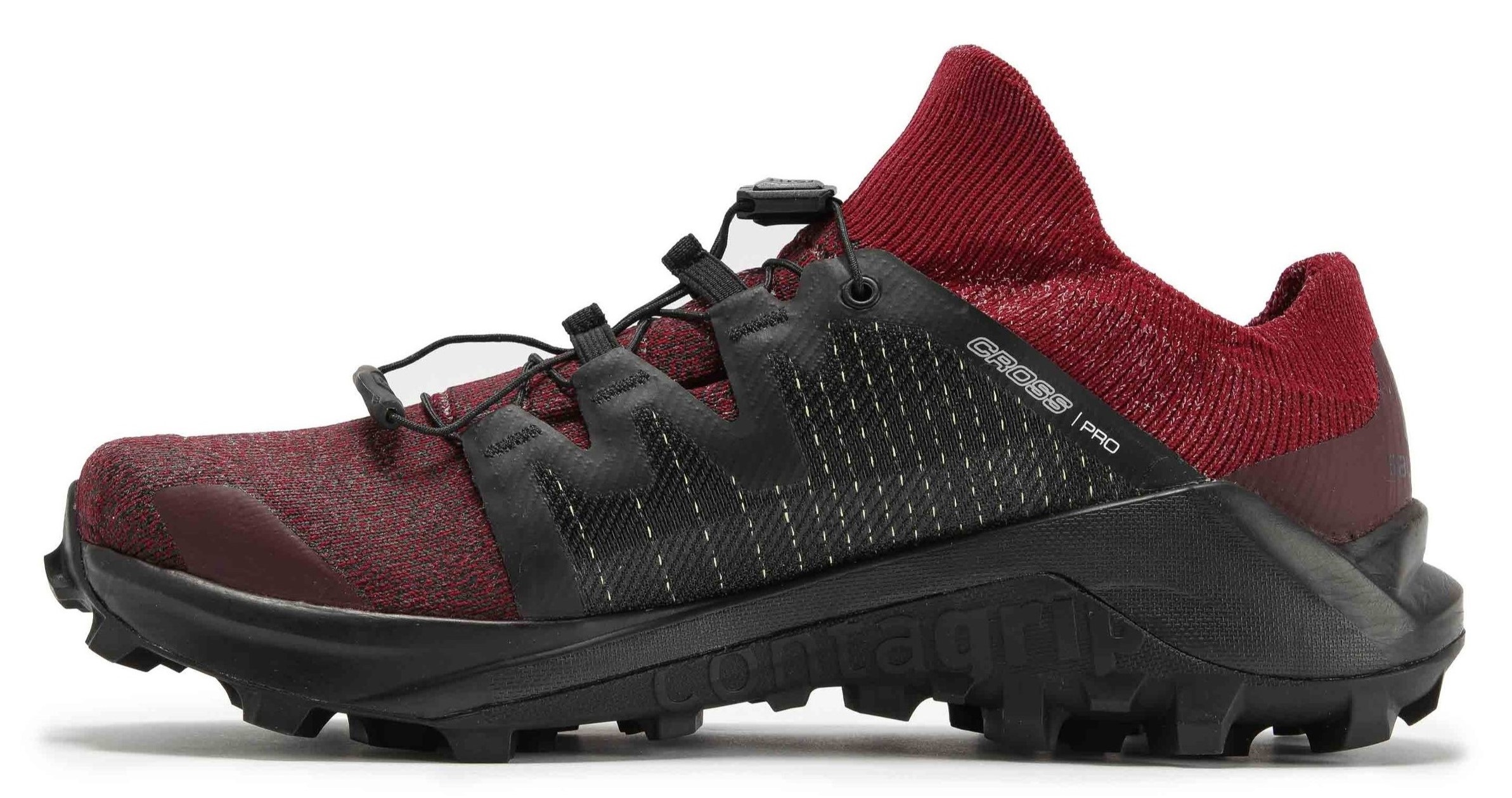 Chaussures trail homme Salomon CROSS PRO Betterave Noir Blanc 6