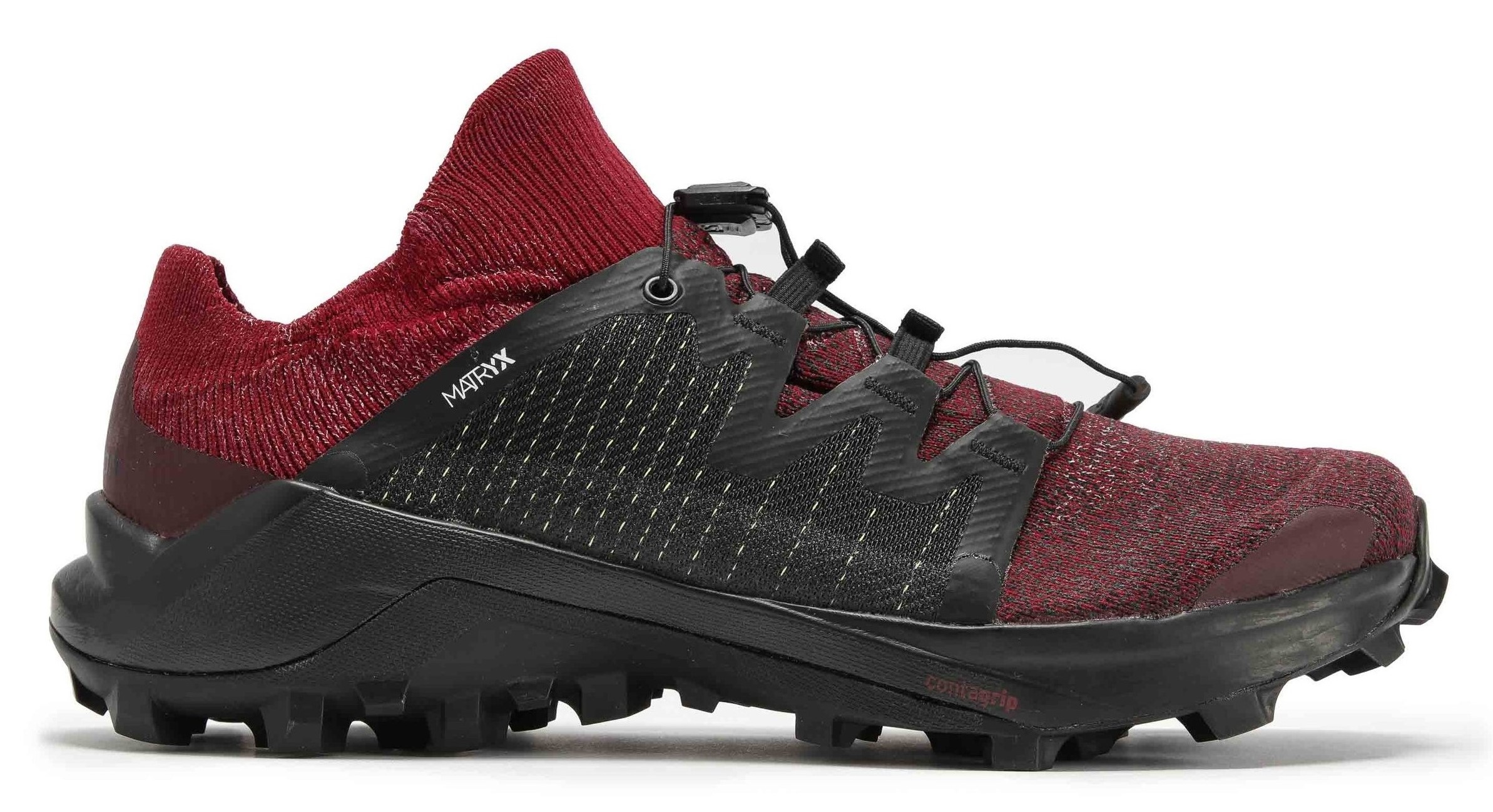Chaussures trail homme Salomon CROSS PRO Betterave Noir Blanc 5