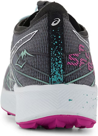 Chaussures trail femme Asics FUJI SPEED Noir Rose Blanc Vert mer 11