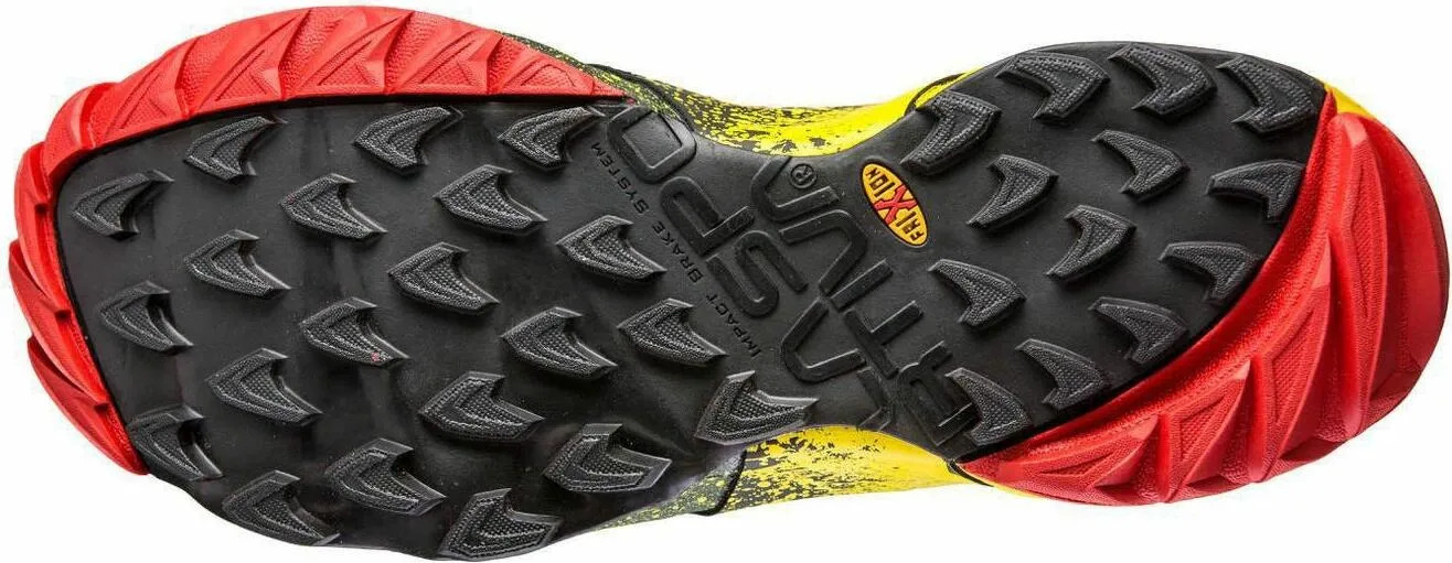 Chaussures trail homme La Sportiva AKASHA Noir Jaune Rouge 3