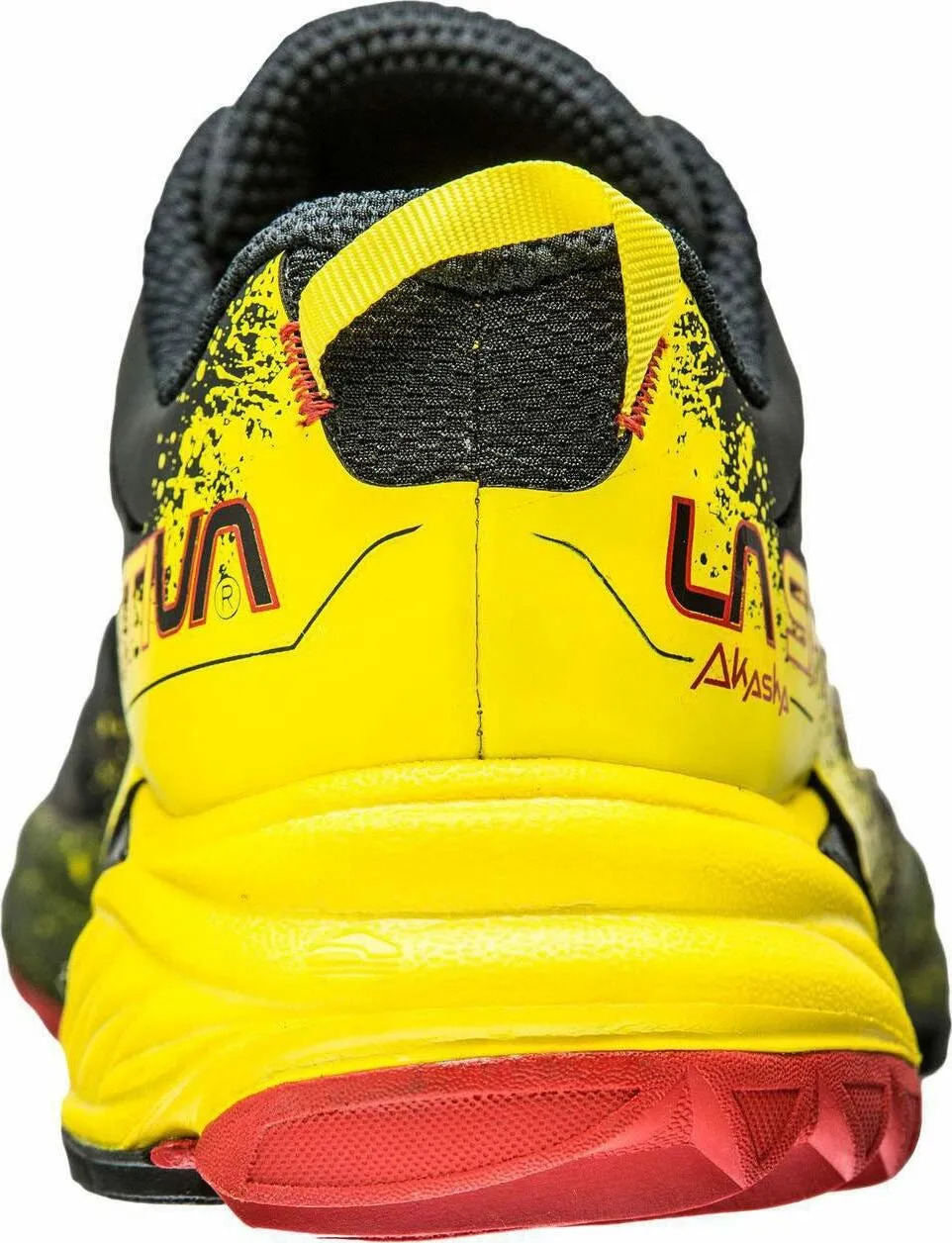 Chaussures trail homme La Sportiva AKASHA Noir Jaune Rouge 2