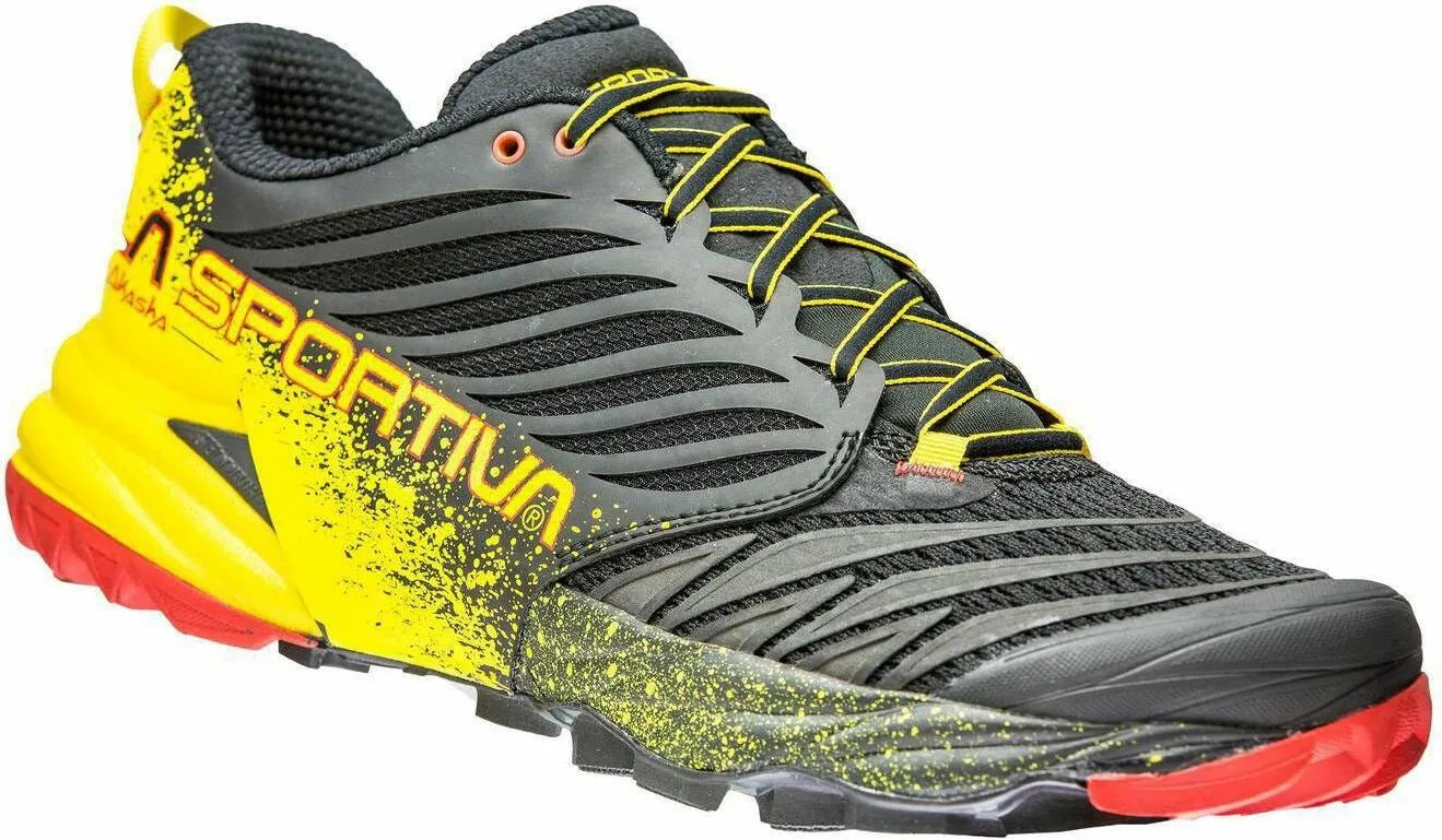 Chaussures trail homme La Sportiva AKASHA Noir Jaune Rouge