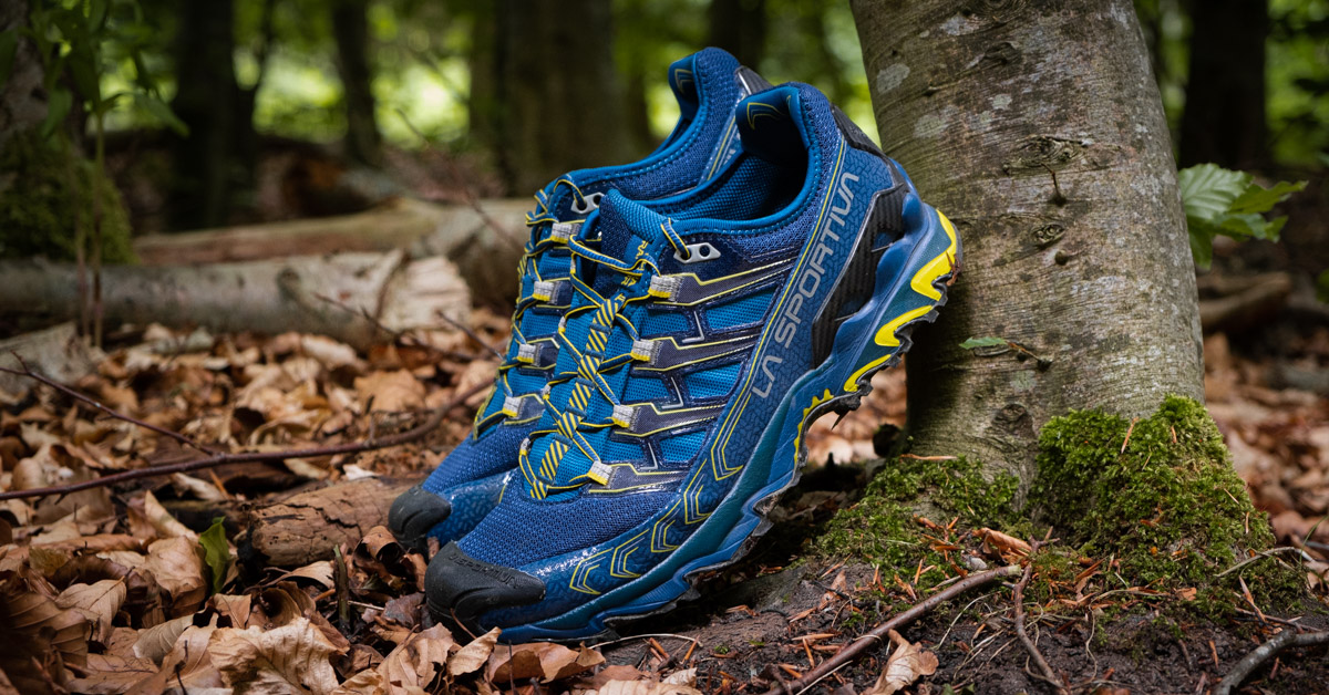 Chaussures trail homme La Sportiva ULTRA RAPTOR II Bleu Jaune Carbone 7