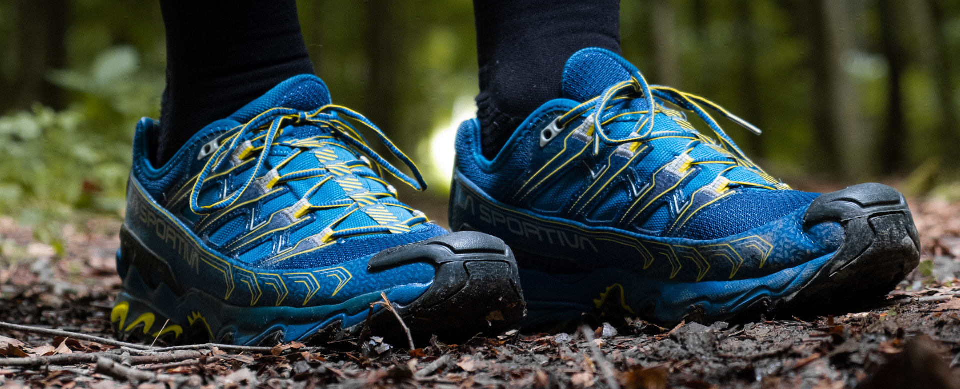 Chaussures trail homme La Sportiva ULTRA RAPTOR II Bleu Jaune Carbone 8