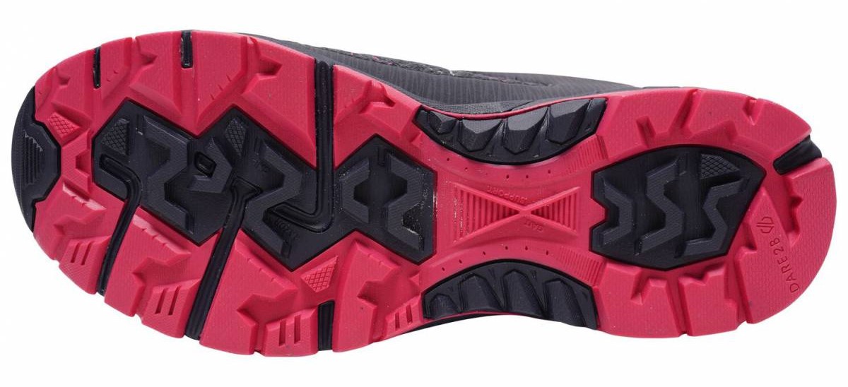 Chaussures trail femme Dare2b VIPER Gris encre Rose actif Gris 3