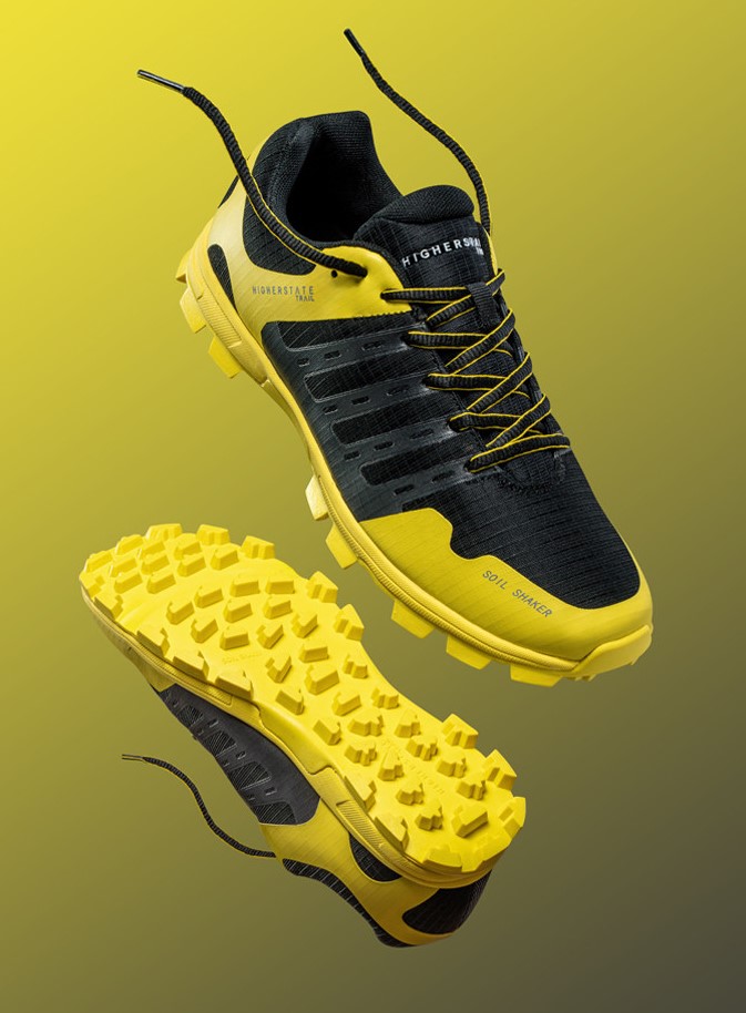 Chaussures trail homme Higher State SOIL SHAKER 2 Noir Jaune 6