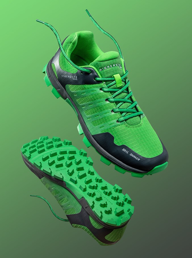 Chaussures trail homme Higher State SOIL SHAKER 2 Vert Gris foncé 6