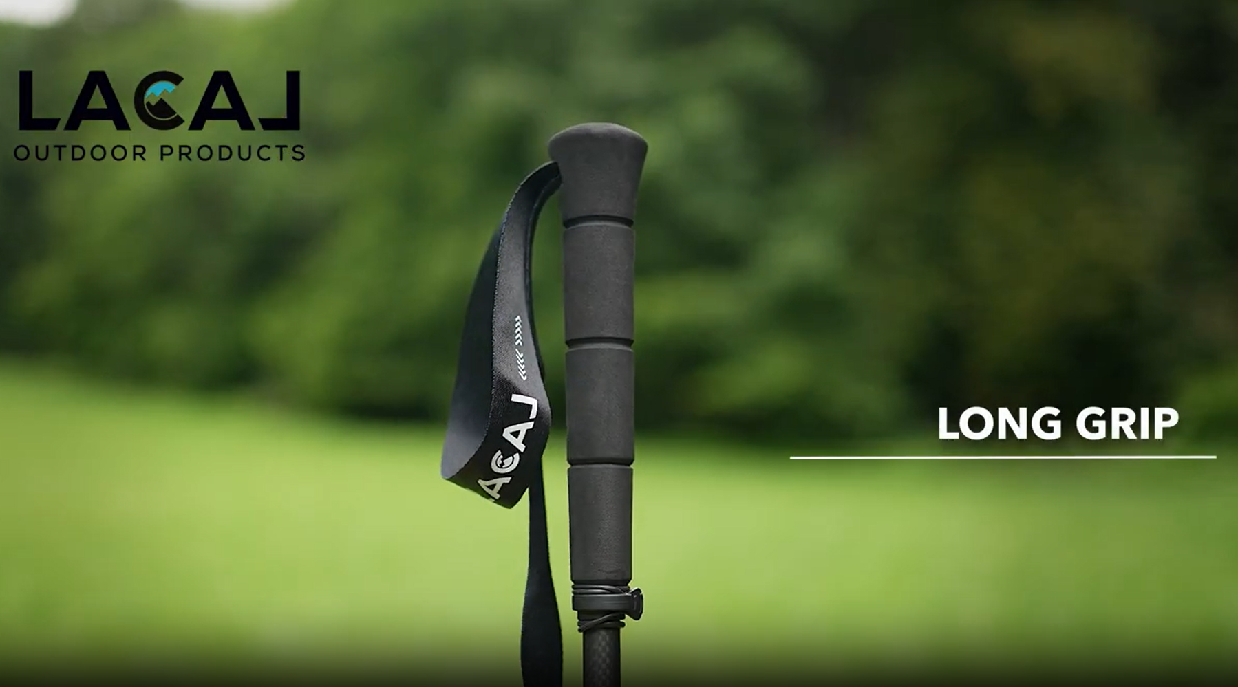 Bâtons running trail unisexe Lacal QUICK STICK CARBONE 120 Vert Noir 3