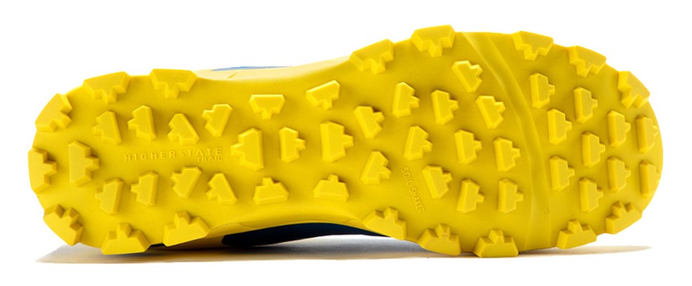 Chaussures trail homme Higher State SOIL SHAKER 2 Bleu Jaune 2