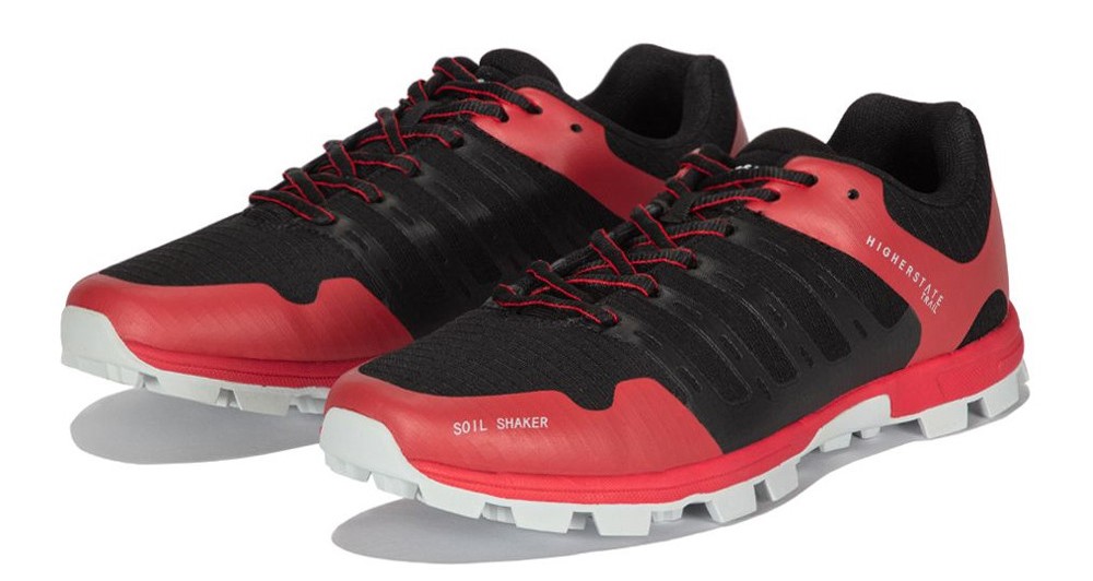 Chaussures trail homme Higher State SOIL SHAKER 2 Noir Rouge Gris