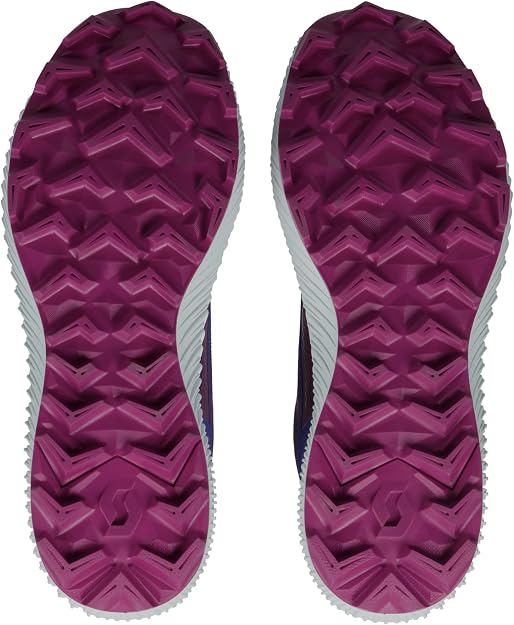 Chaussures trail femme Scott SUPERTRAC 3 Rose carmin Bleu amparo Blanc 4