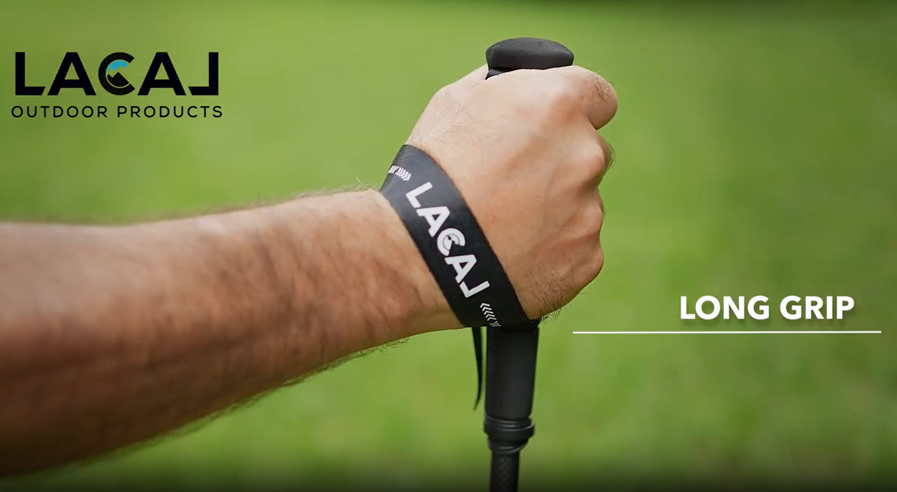 Bâtons running trail unisexe Lacal QUICK STICK CARBONE 120 Vert Noir 4